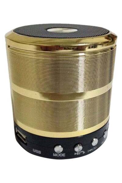 Generic مكبر صوت لاسلكي محمول بتقنية البلوتوث KL034-5 ذهبي/أسود