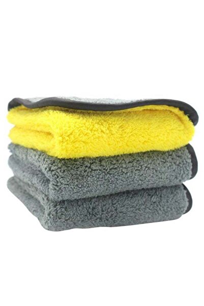 Generic مجموعة مناشف تنظيف السيارة من 3 قطع