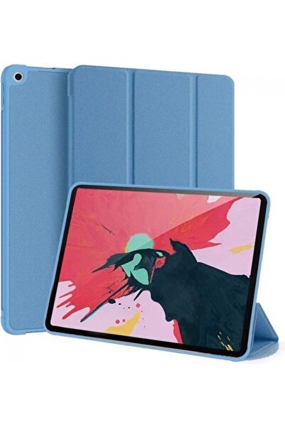 Margoun Leather Folio Stand Case Cover for Apple iPad 10.2 (7th, 8th, 9th Generation) Light Blue