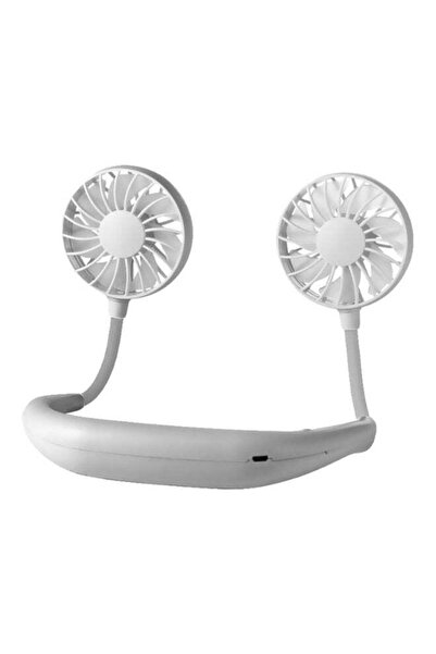 Generic مروحة رقبة محمولة HQD-194 بيضاء