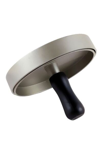 Generic Aluminum Burger Press Silver/Black 11centimeter