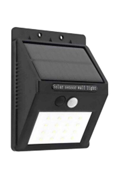 Beauenty ضوء استشعار الحركة بالطاقة الشمسية أسود 11 × 13 سم