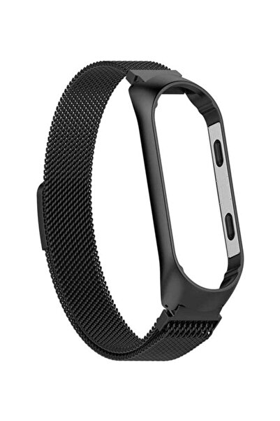 Voberry سوار بديل لشاومي مي باند 3 باللون الأسود