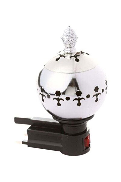 DLC Vintage Style Electric Incense Burner Silver/Black