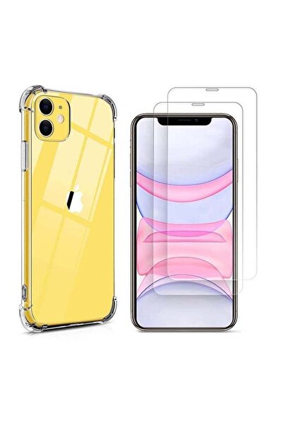 Margoun 3 قطع من جراب Gorilla Bumper المقاوم للصدمات وواقي الشاشة لهاتف iPhon...