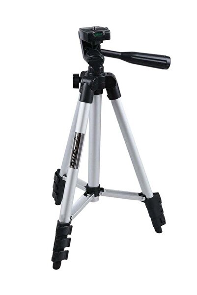 Tefeng حامل ثلاثي قابل للتعديل لأجهزة iPhone فضي/أسود