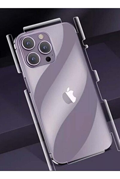 Generic ملصق حماية هيدروجيل شفاف، أمامي وخلفي، مع حواف، لجهاز iPhone 13 Pro Max