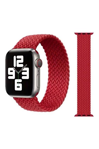 ROCK POW Braided Solo Loop Stretchy Strap Compatible with Apple Watch Band SE 42/44mm iWatch Series