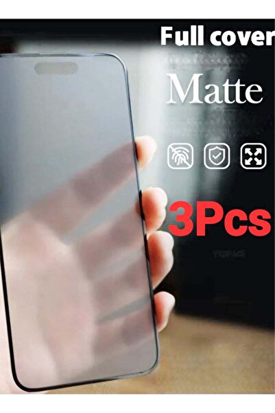 Generic 3 ملصقات نانو سيراميك غير لامعة لهاتف iPhone 15 Plus