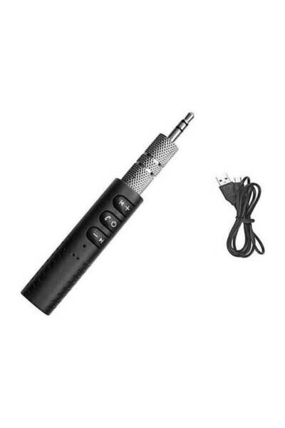 Go-Des Bluetooth AUX Audio Receiver Black