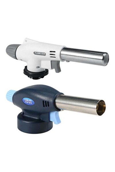 Generic Portable Gas Torch Burner Blue/White 22.3 x 5 x 12cm