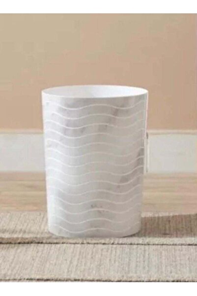 Generic سلة مهملات مستديرة بيضاء