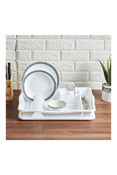 Home Box Spectra Large Dish Rack With Tray White 47x37x8cm
