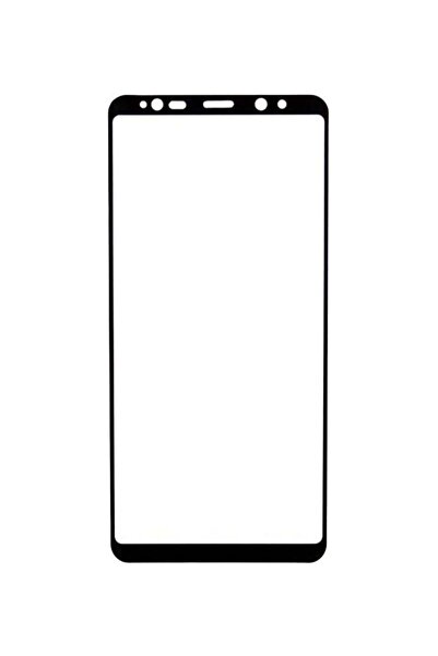 Generic واقي شاشة من الزجاج المقوى لهاتف سامسونج جالاكسي نوت 8 - أسود/شفاف