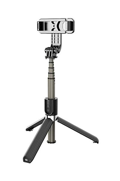 Generic Bluetooth Foldable Handheld Selfie Stick Tripod Black/Grey