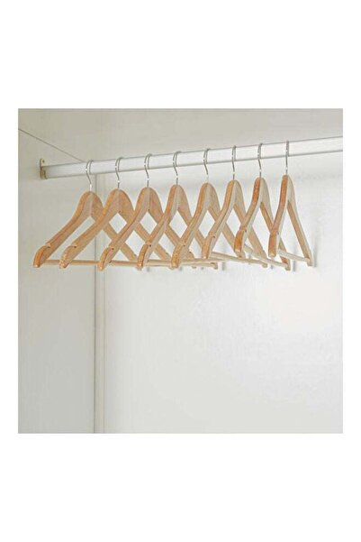 Home Center شماعة لوتس - مجموعة من 8 قطع خشبية 1.2×23×44.5 سم