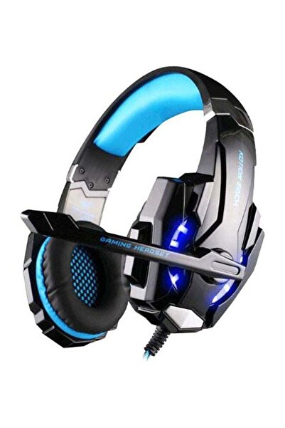 KOTION EACH سماعة ألعاب سلكية G9000 مزودة بميكروفون لأجهزة PS4/PS5/XOne/XSeries/NSwitch/PC