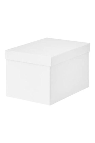 Generic Storage Box With Lid White 25x18x15cm