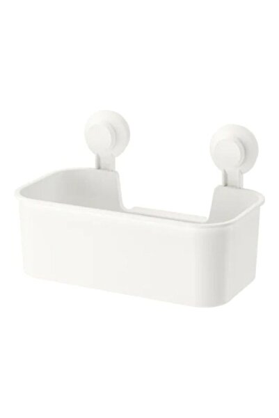 Generic سلة مع كوب شفط أبيض 30 سم