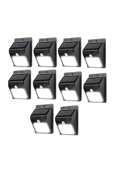 Beauenty 10 قطع من مصابيح الحائط المستشعرة للحركة باللون الأبيض 13 × 23 سم