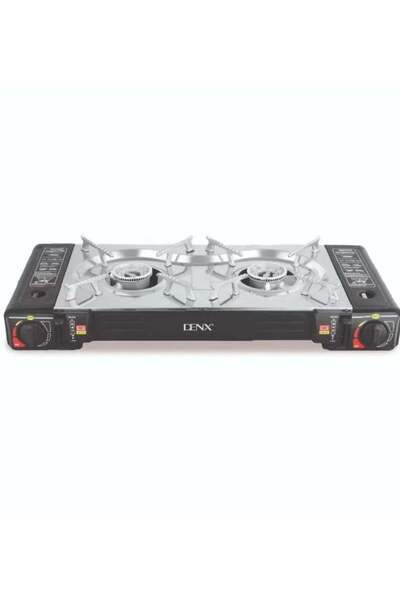 Denx DX2802 Portable Dual Gas Stove – 2200W × 2 Power for Cooking Anywhere