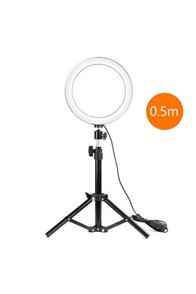 Generic حلقة إضاءة تصوير LED قابلة للتعتيم بواجهة USB مقاس 260 مم