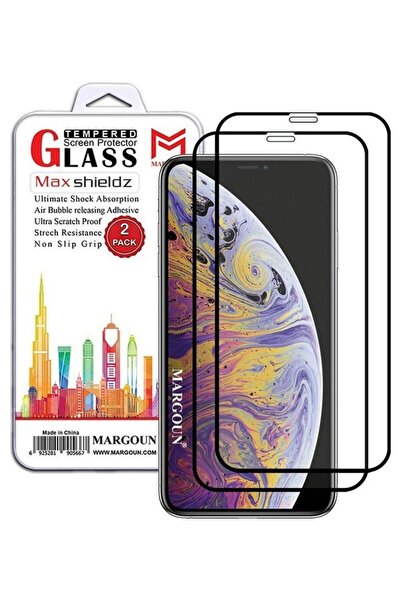 Margoun عبوة من قطعتين من واقي الشاشة الخزفي لجهاز iPhone XS Max