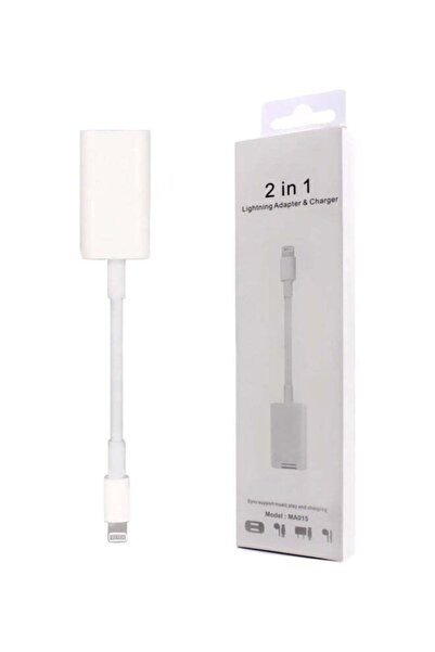 365dealz 2-In-1 Lightning Adapter And Charger White