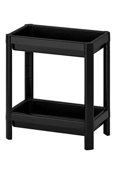 Generic وحدة رفوف سوداء 36x23x40 سم