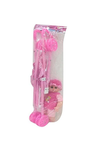 Dollar Plus دمية 14 بوصة مع عربة