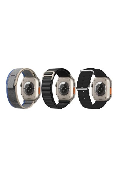 Margoun 3Pack for Apple Watch Band 49mm 45mm 44mm 42mm Alpine Loop Band, Trai...