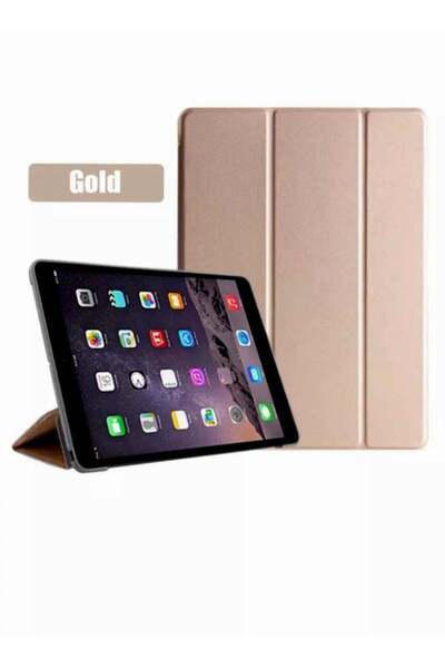 Generic Smart leather bag golden color with smart feature for iPad AIR 4 10.9 inches