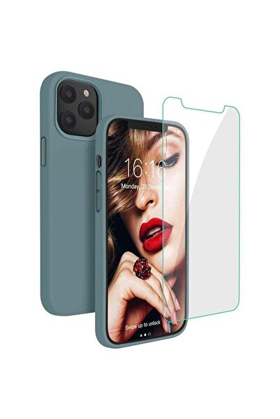 ROCK POW جراب سيليكون مقاوم للصدمات مع واقي شاشة مقوى لهاتف iPhone 12 Pro Max...