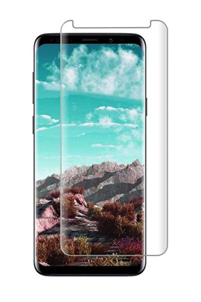 Muzz واقي شاشة زجاجي مقوى لهاتف سامسونج جالاكسي S9+ شفاف