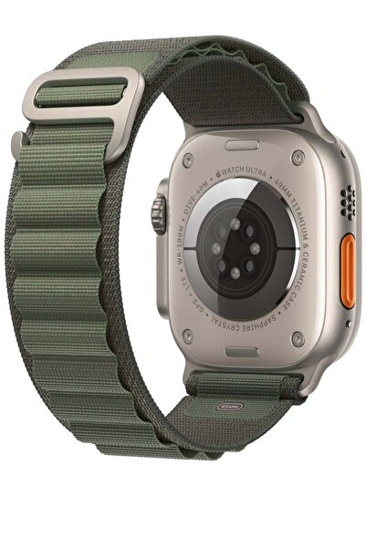 Generic Apple Watch Band Strong Nylon Band Supports Sizes 42 Olive Color (Military Green)