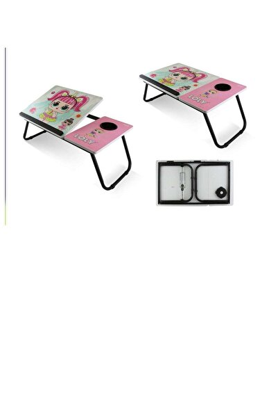 Generic Folding laptop table for bed multicolor 60x40 cm
