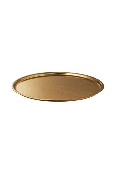Generic Oval Candle Dish Gold 22cm