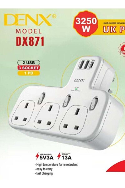 Denx اتصال كهربائي بالعديد من المنافذ القوية