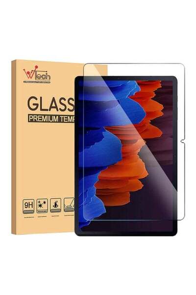 Wtech واقي شاشة زجاجي مقوى شفاف لجهاز سامسونج جالاكسي تاب S7
