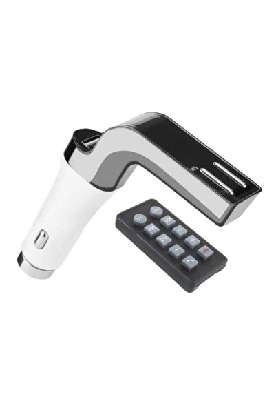 Generic Wireless Bluetooth Car FM Transmitter White