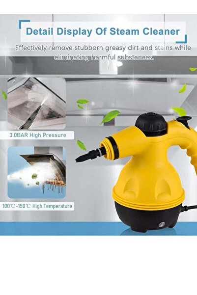 Generic 1000W Multifunctional High Temperature Handheld Steam Cleaner with 9pcs Accessories