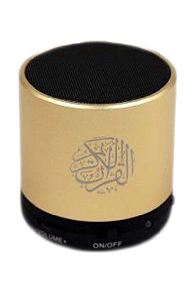 Generic سماعة بلوتوث للقرآن الكريم مع جهاز تحكم عن بعد ذهبي/أسود