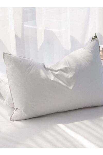 LUNA HOME وسادة ريش واحدة 50 × 70 سم، وسادة بحجم فندقي قياسي