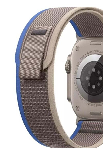 Generic Apple Watch band new shape blue color with gray