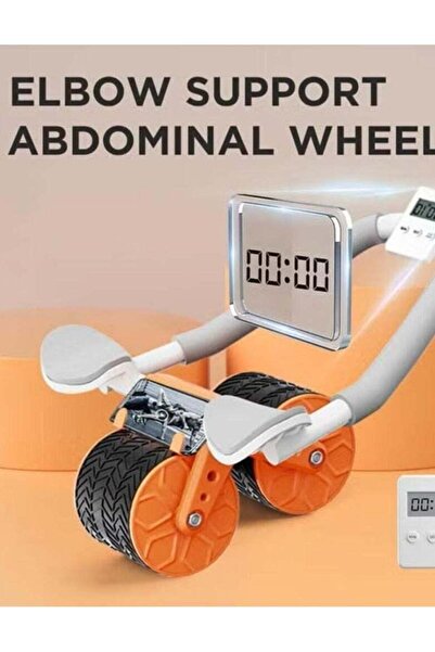 Generic Swivel abdominal exercise wheel with elbow and knee support for home fitness