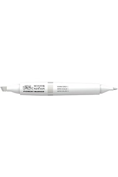 Winsor and Newton Pigment Graphic Art Marker Green Warm Grey 1 Twin Tip