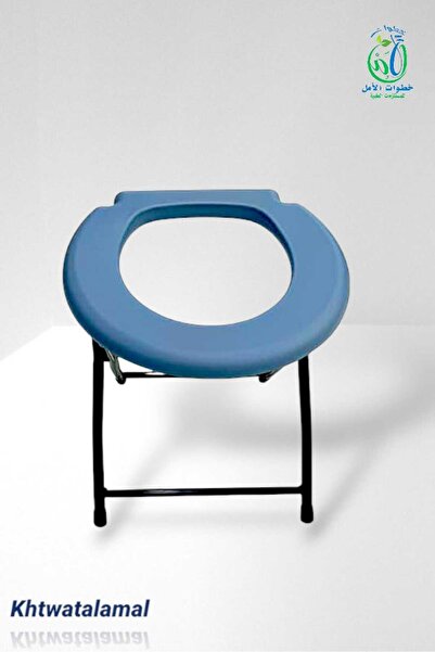 sama almas كرسي حمام بدون ظهر لون رصاصي موديل LC898