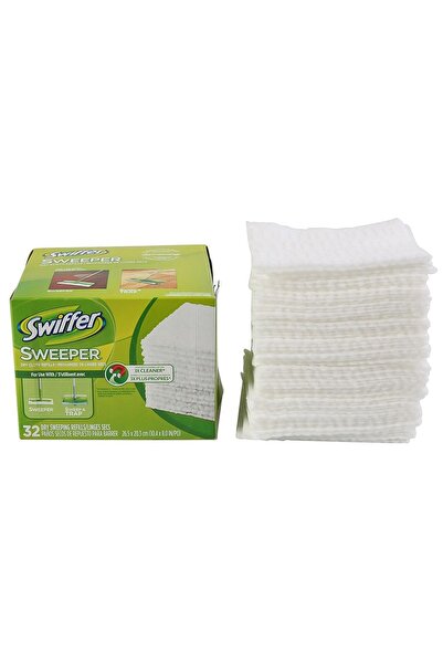 ACE عبوة إعادة تعبئة مناديل التنظيف الجاف من سويفر سويبر (عبوة من 32 قطعة)