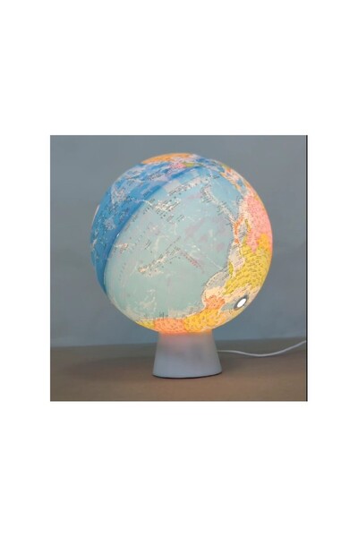 OEM Decorative Lamp Globe Earth, LED Night Light, Automatic Rotation, 20 cm
