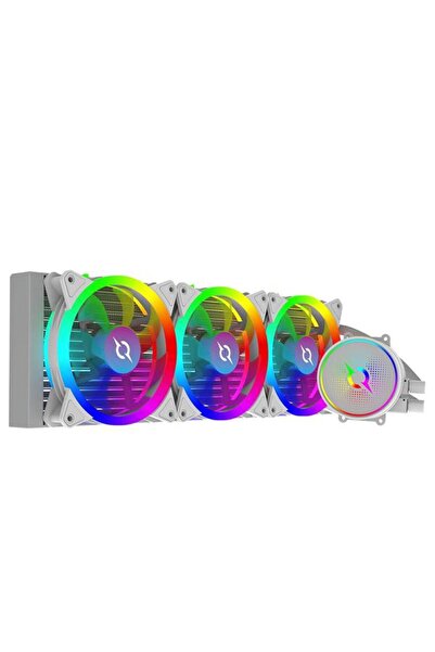 AQIRYS Cooler CPU Aquarius 360 AiO, 3 x 120 mm, ARGB illumination (White)